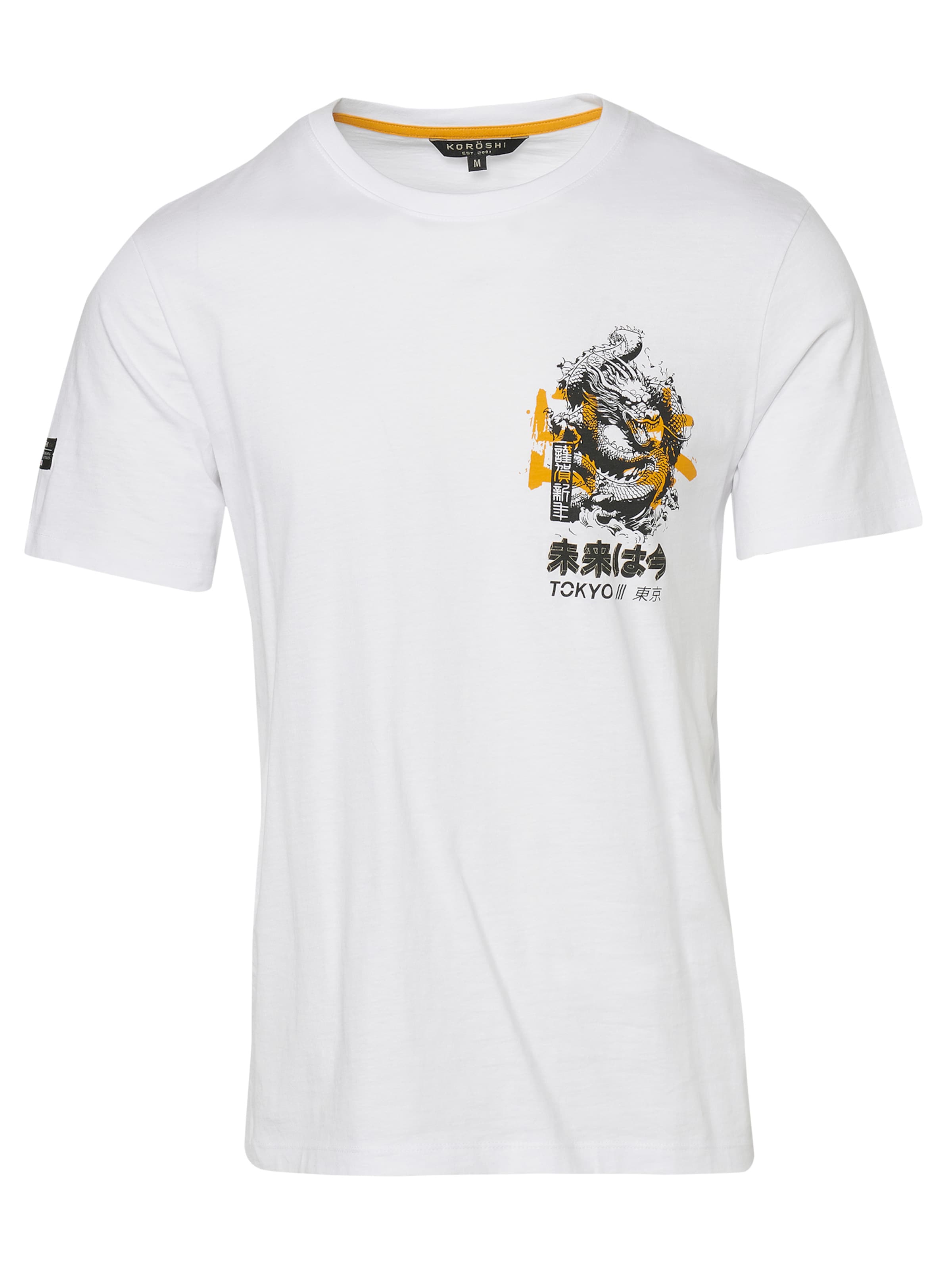 KOROSHI Póló - fehér: elől