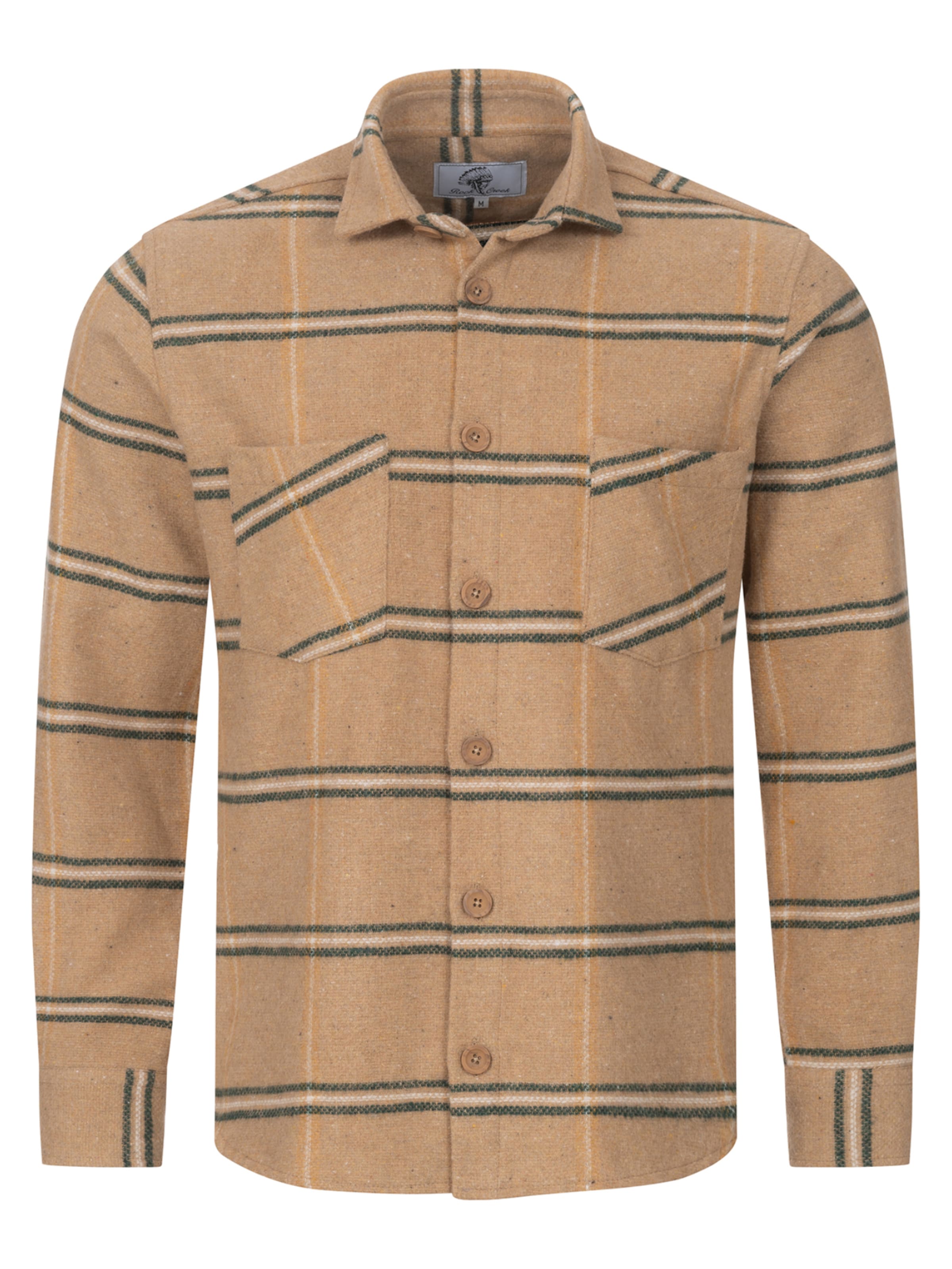 Rock Creek Hemd in Beige: Vorderseite