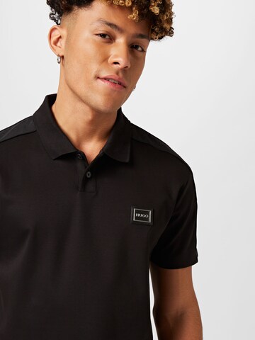 HUGO Red Poloshirt 'Domerape' in Schwarz