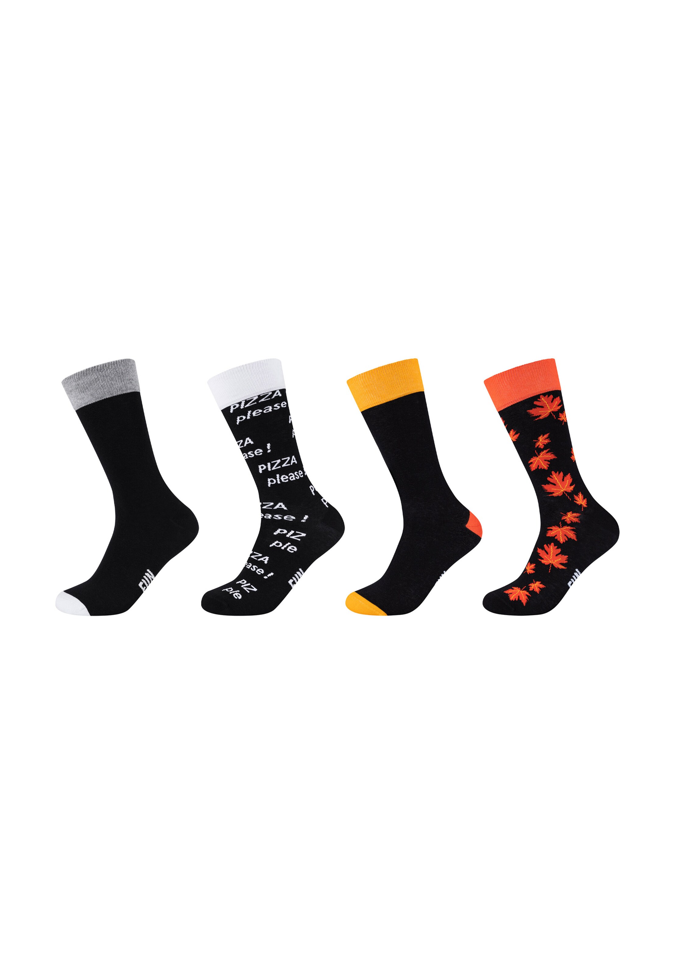 FUN Socks Sokken in Zwart: voorkant