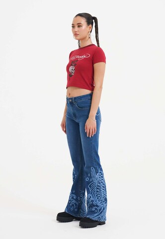 T-shirt Ed Hardy en rouge