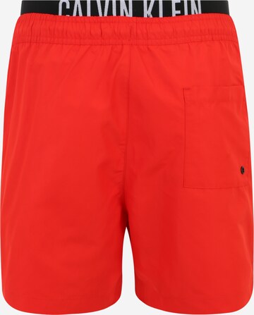 Calvin Klein Swimwear Board Shorts in Red