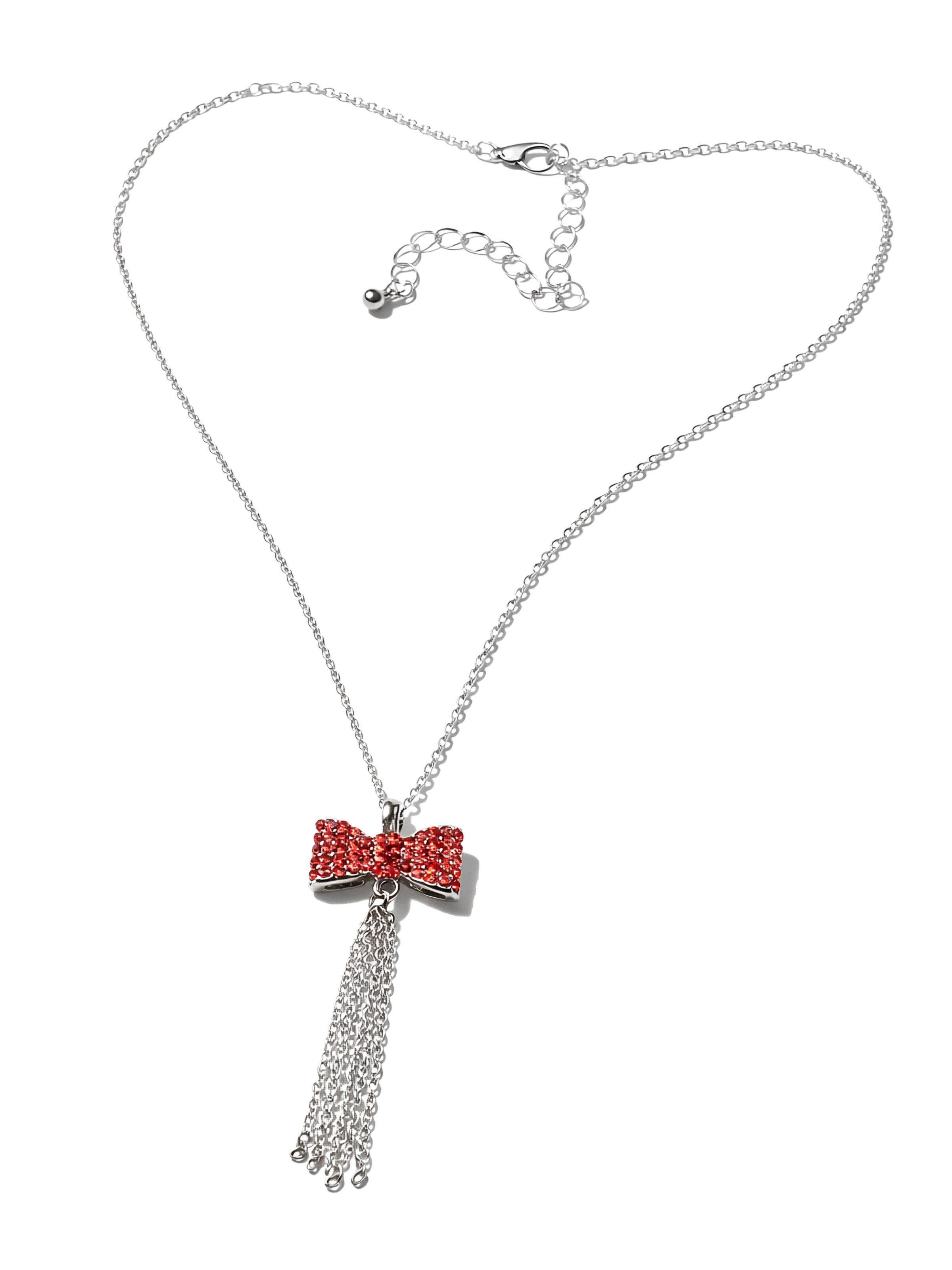 COLLEZIONE ALESSANDRO Kette 'Steffi'‌‌‌ in Rot: Vorderseite
