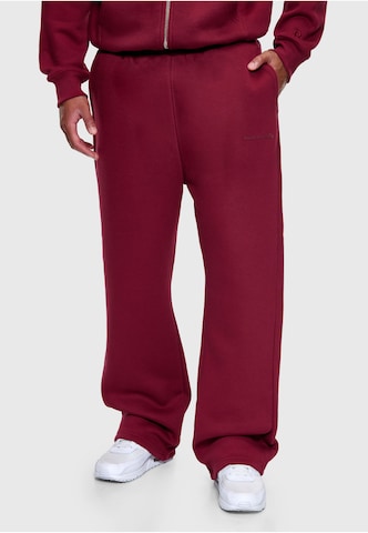 Dropsize Regular Broek in Rood: voorkant