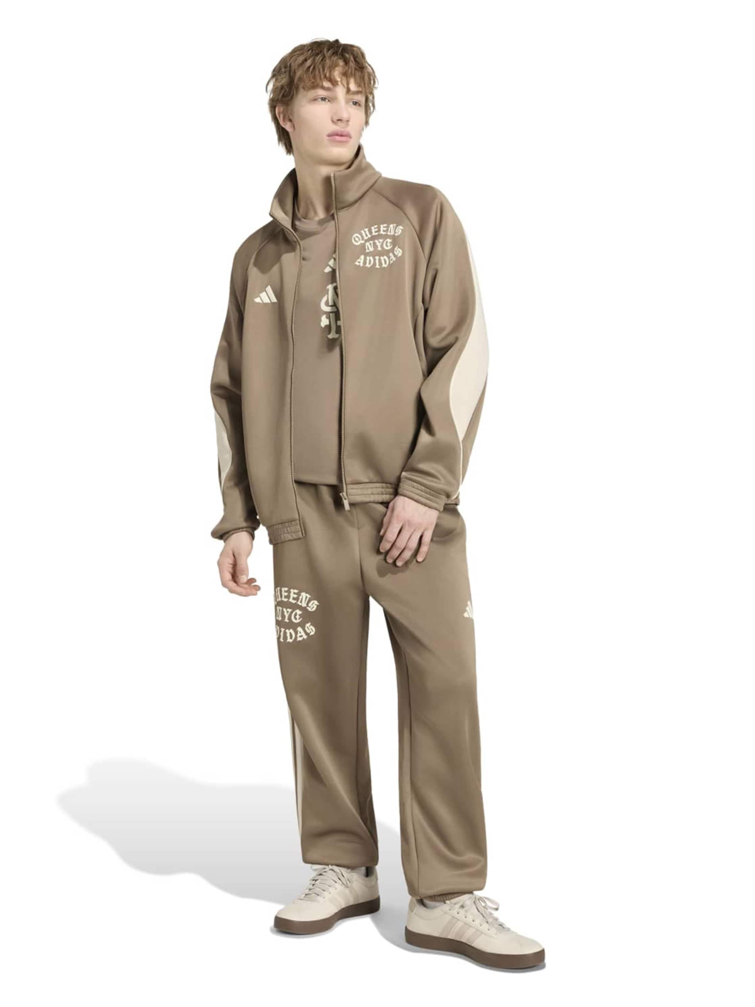 ADIDAS SPORTSWEAR - Sudadera con cremallera deportiva 'Adidas x MARVEL SPIDER-MAN' en beige