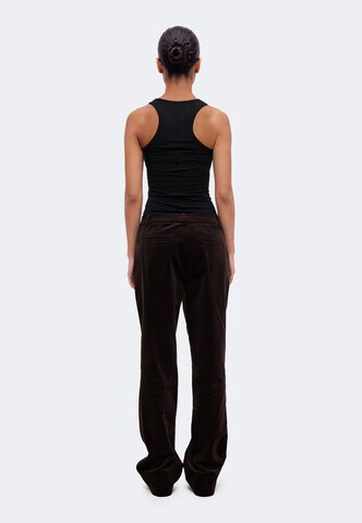 Bootcut Pantaloni de la MORE & MORE pe maro: spate