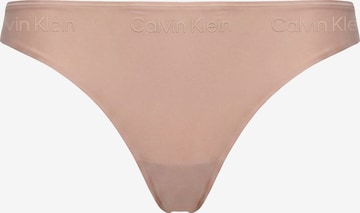 String 'Invisibles' Calvin Klein en rose : devant