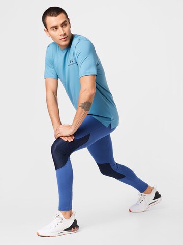 T-Shirt fonctionnel 'Rush Energy' UNDER ARMOUR en bleu