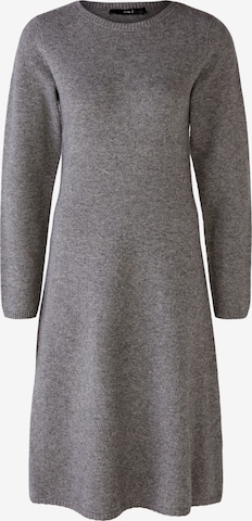 OUI Knitted dress in Grey: front