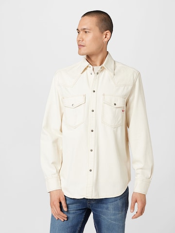 DIESEL Between-Season Jacket 'OCEAN' in White: front