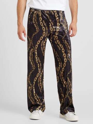 Versace Jeans Couture Regular Trousers in Black: front