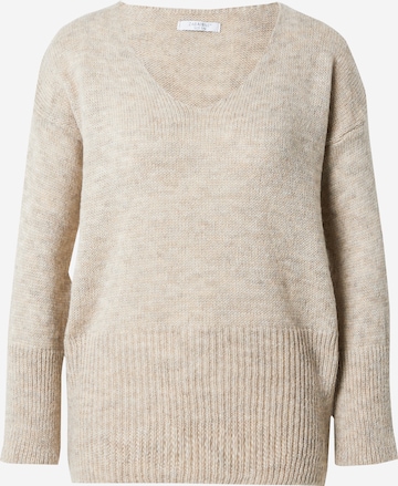 ZABAIONE Pullover 'Nora' in Beige: predná strana