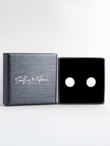 Sofia Milani Earrings 'Circle' in Silver