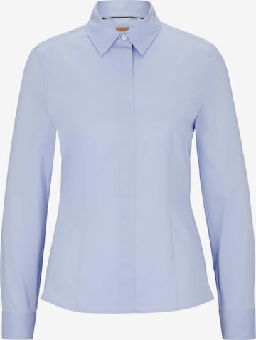 BOSS Bluse 'Bashinah' in Blau: Vorderseite