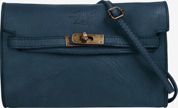 Samantha Look Crossbody Bag in Blue: front