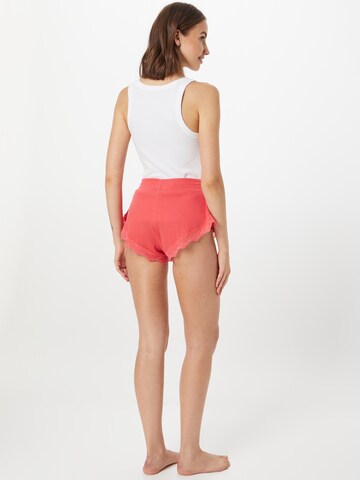 Hunkemöller - Calças de pijama 'Mia' em vermelho