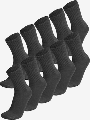 normani Socken 'Extrem' in Schwarz: Vorderseite