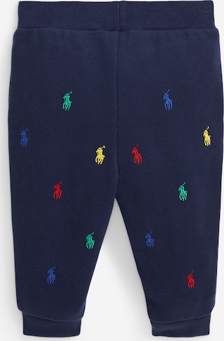 Tapered Pantaloni de la Polo Ralph Lauren pe albastru