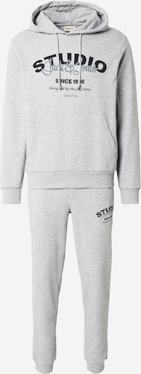 JACK & JONES Juoksupuku 'JJYUKI' värissä harmaa / vaaleanharmaa / musta, Tuotenäkymä