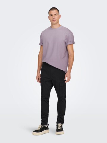 Only & Sons Bluser & t-shirts 'Fred' i lilla