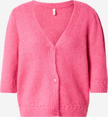 Cardigan 'ONLSTARLA' ONLY en rouge : devant