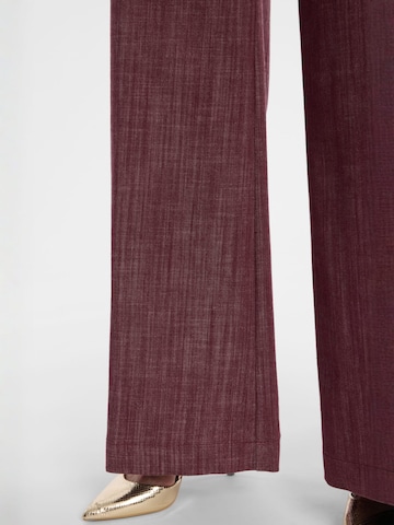 Ana Alcazar Wide leg Trousers in Purple
