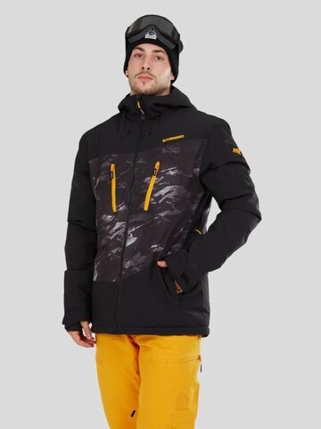 Fundango Skijacke 'Privet Allmountain Jacket' in Schwarz: Vorderseite