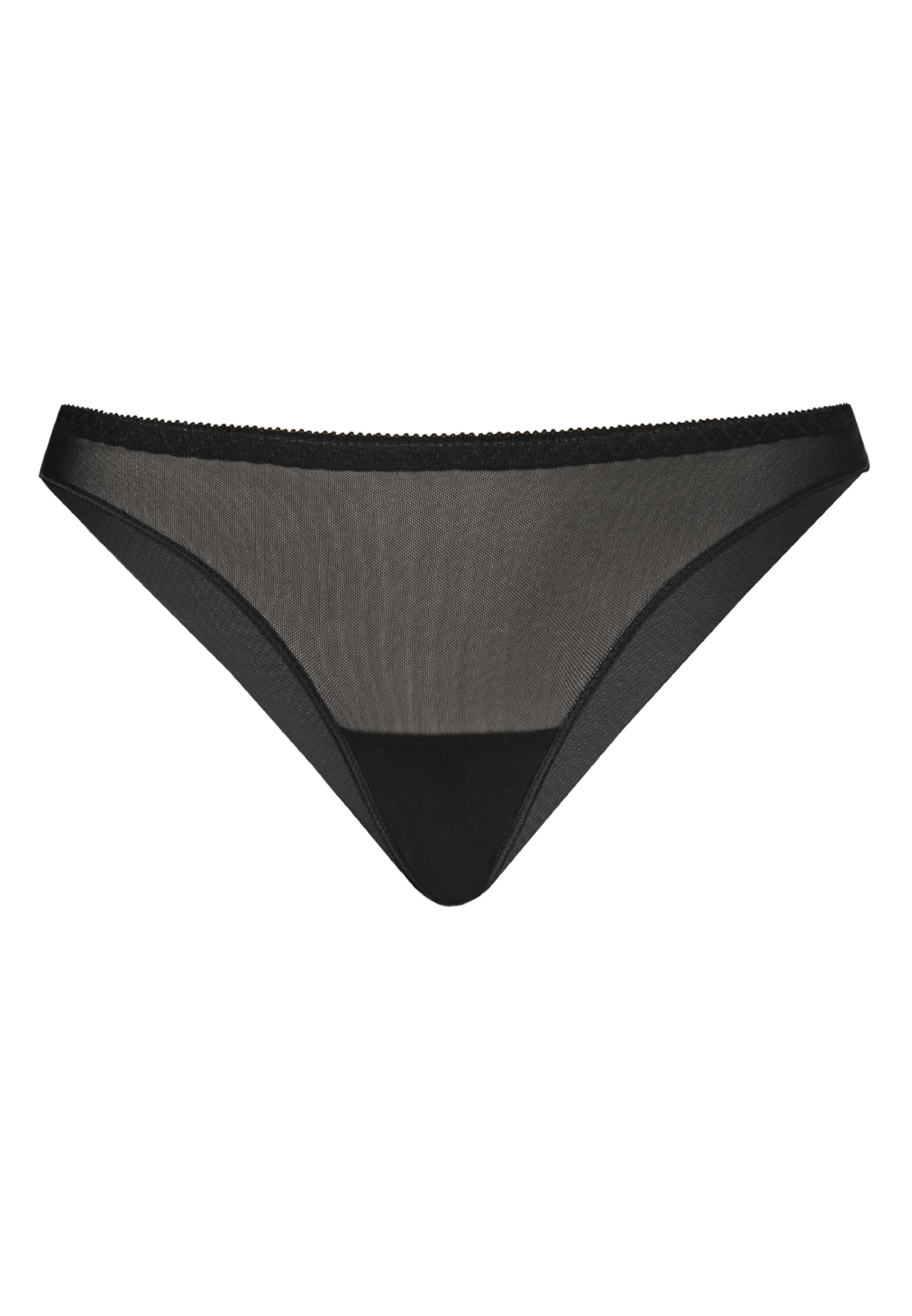 Slip 'Tati' TEYLI en noir : devant