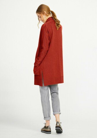 include Knit Cardigan in Red