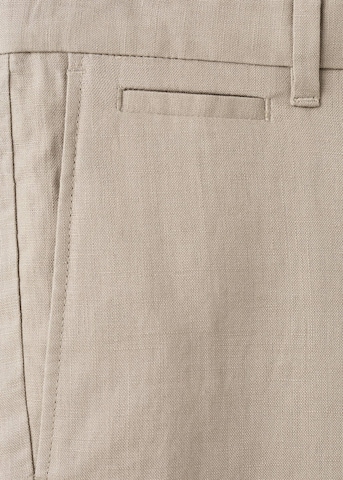 MANGO MAN Regular Chino Pants 'Carp' in Beige