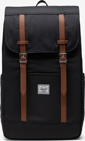 Herschel Backpack 'Retreat' in Black: front