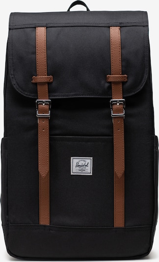 Herschel Sac à dos 'Retreat' en noir / blanc, Vue avec produit