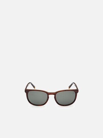 TIMBERLAND - Gafas de sol 'Timberland TB00074 Red/horn 55/21/145 MAN Sunglasses' en marrón: frente