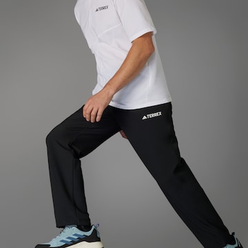 ADIDAS TERREX regular Παντελόνι πεζοπορίας 'Multi Liteflex' σε μαύρο
