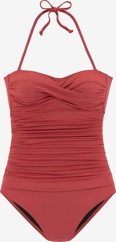 LASCANA Swimsuit in Red: front