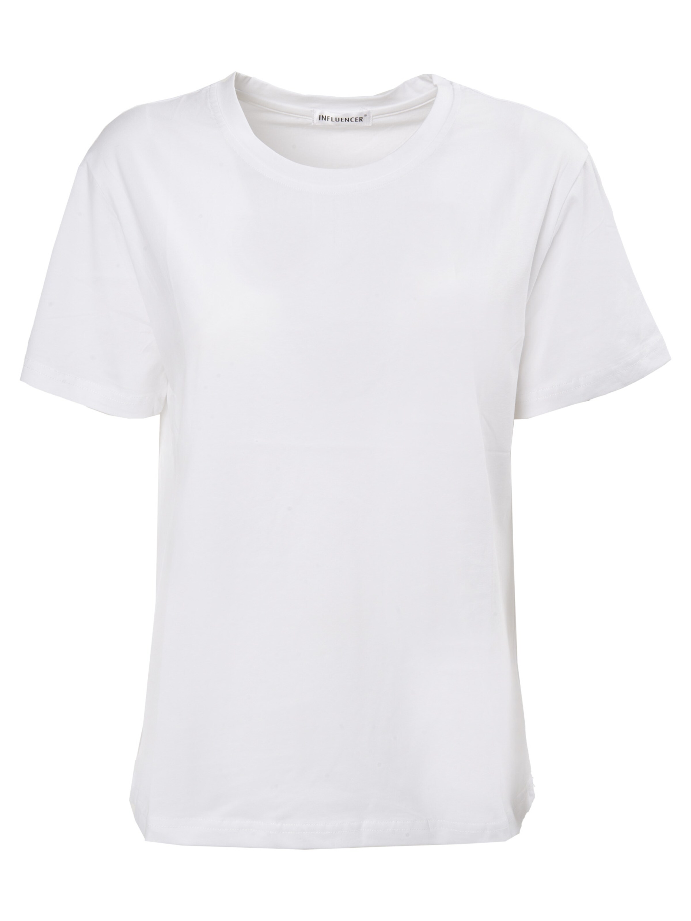 Influencer Koszulka w kolorze biały: przód