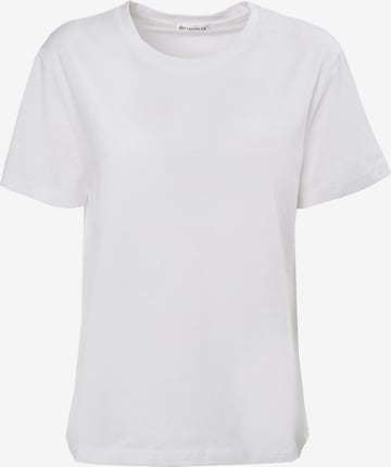 Influencer Shirt in Weiß: Vorderseite