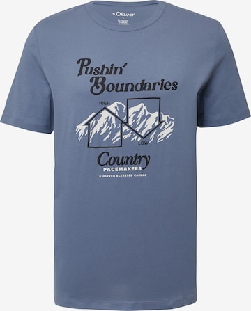 T-Shirt s.Oliver en bleu : devant
