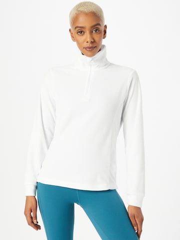 CMP Sportief sweatshirt in Wit: voorkant