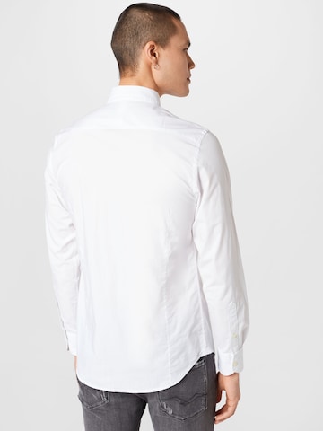 REPLAY Regularny krój Koszula w kolorze biały