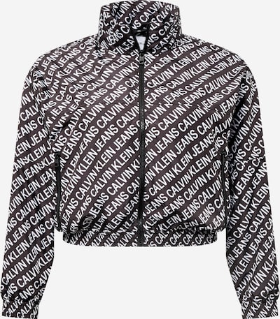 Giacca di mezza stagione Calvin Klein Jeans Curve di colore nero / bianco, Visualizzazione prodotti