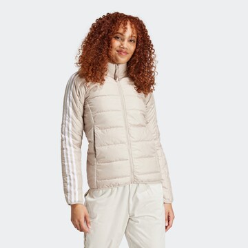 ADIDAS SPORTSWEAR Athletic Jacket in Beige: front