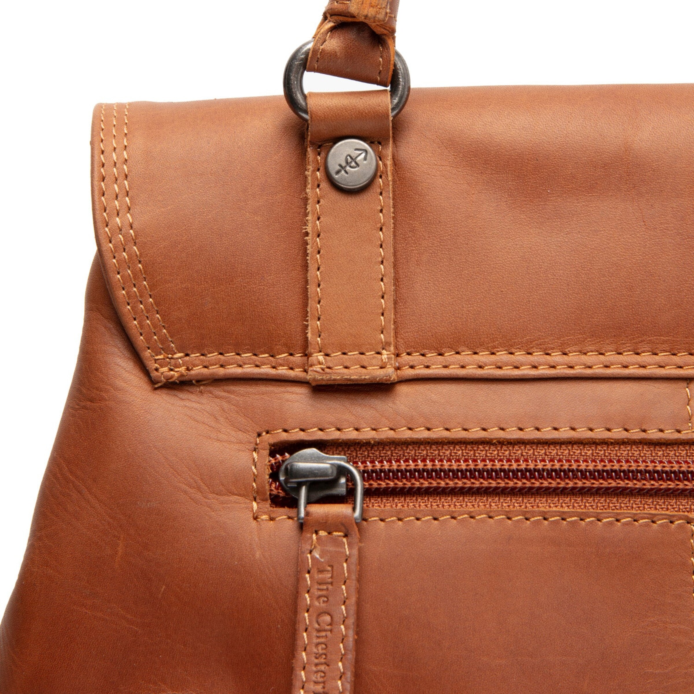 The Chesterfield Brand Schoudertas in Bruin