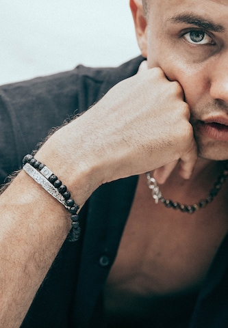 Haze&Glory Bracelet 'Lava' in Black: front