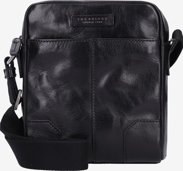 The Bridge Crossbody Bag in Black: front