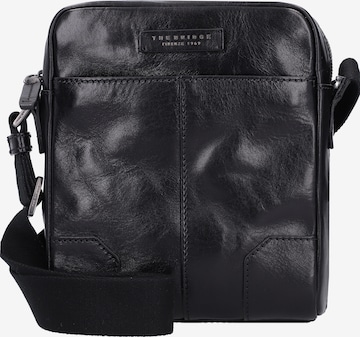 The Bridge Crossbody Bag in Black: front