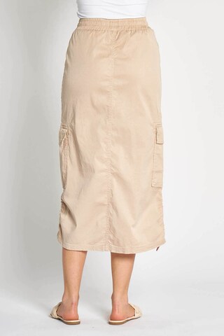 Zhrill Skirt in Beige