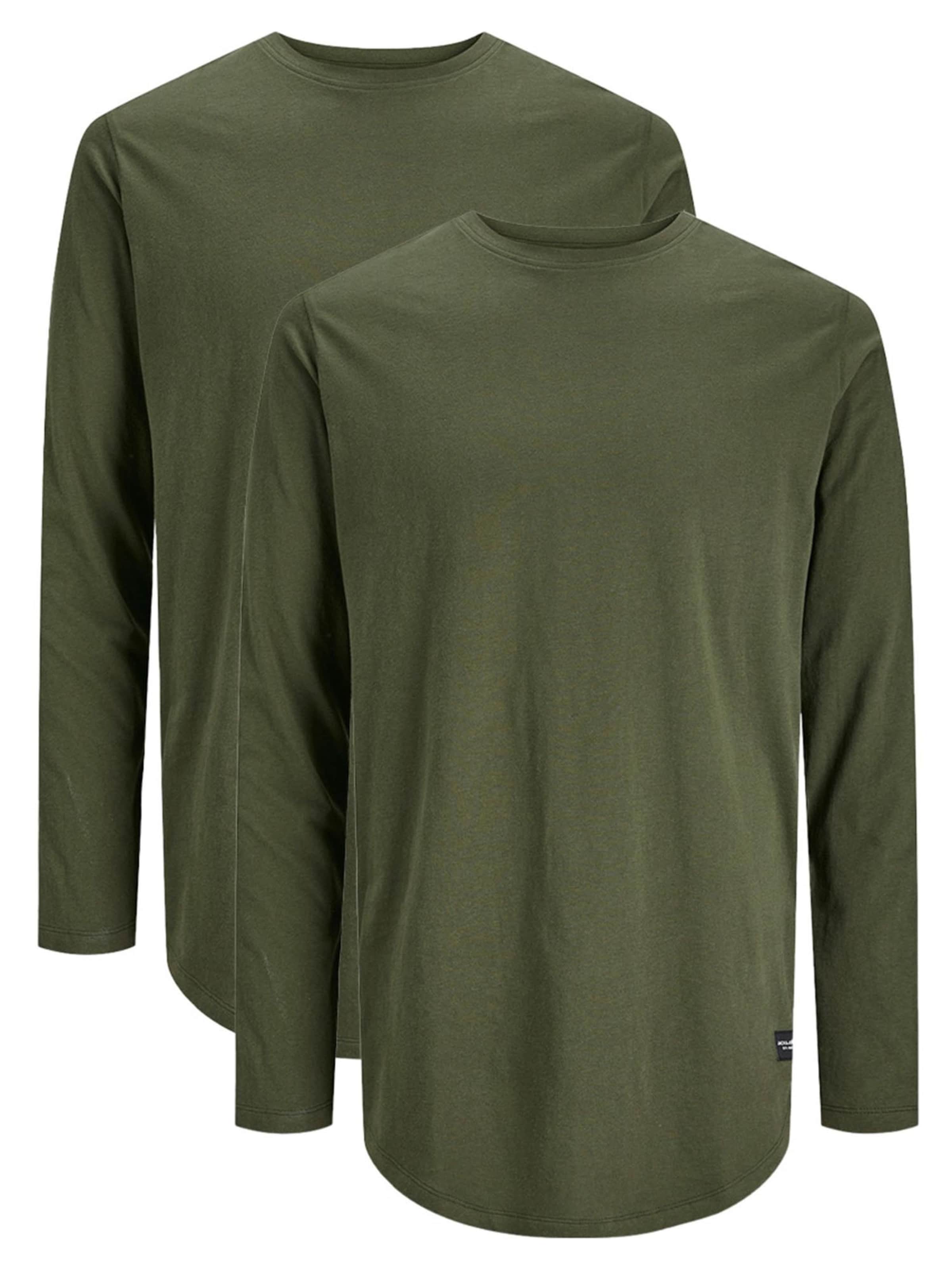 JACK & JONES Shirt 'Jjenoa' in Green: front