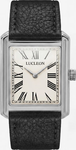 Lucleon Analog Watch 'Legacy' in Silver: front
