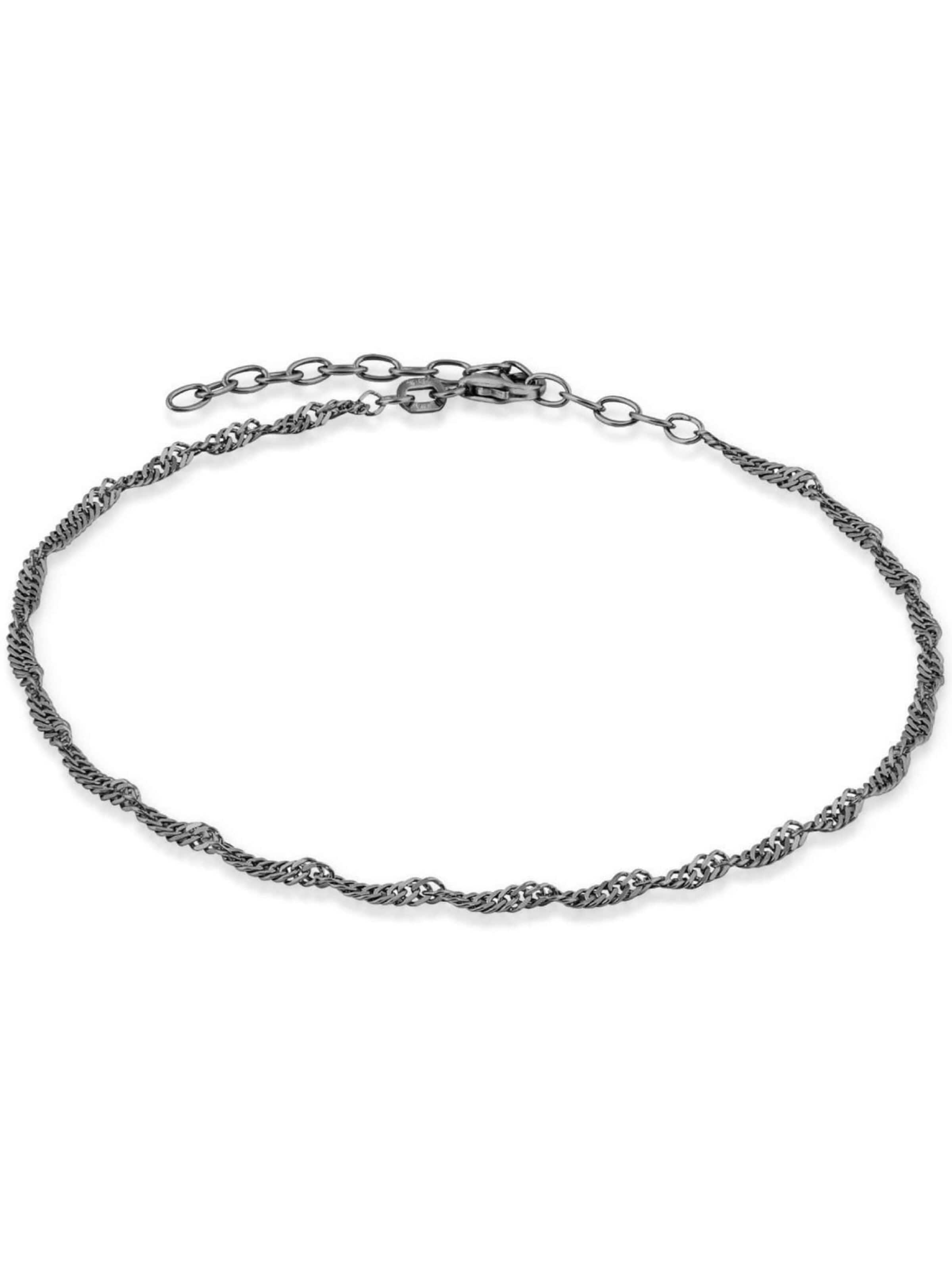 modabilé Fußschmuck 'SINGAPORE'‌‌‌‌‌‌‌ in Schwarz: Vorderseite